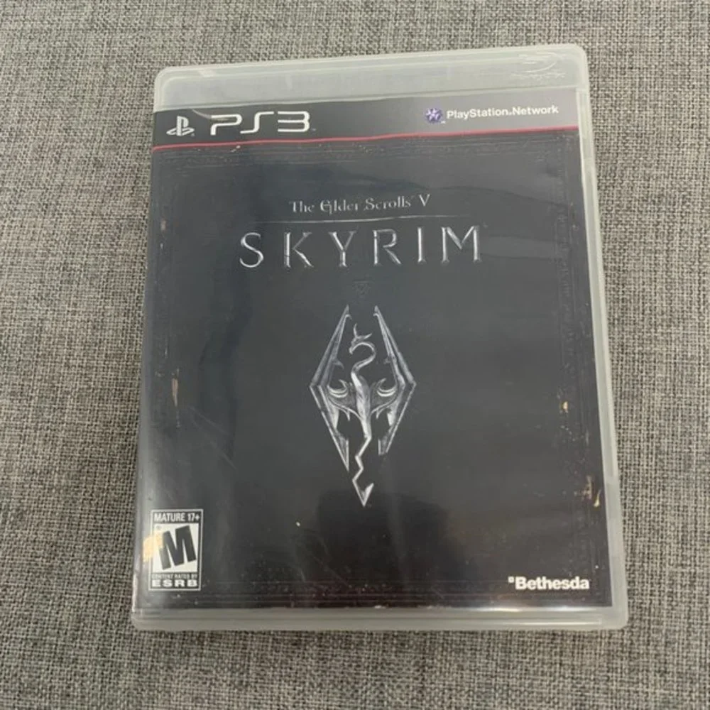 PS3 The Elder Scrolls V‎ Skyrim Playstation 3 Mature 17+ Epic Fantasy Reborn